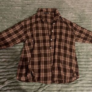 Oversized Plaid shirt